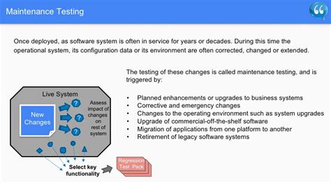 Maintenance Testing Software Testing Rogeriodasilvadotcom