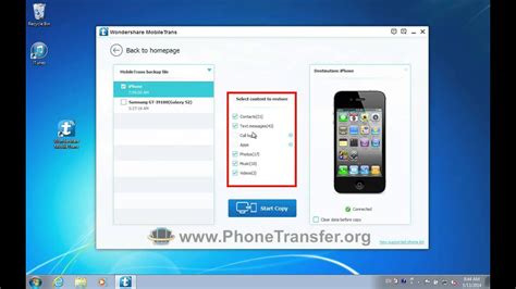 Not only can you backup iphone to computer, but also quickly transfer the data to your new iphone, and select the desired content to transfer as well! How to Restore MobileTrans Backup Files to iPhone 5S/5C/5 ...