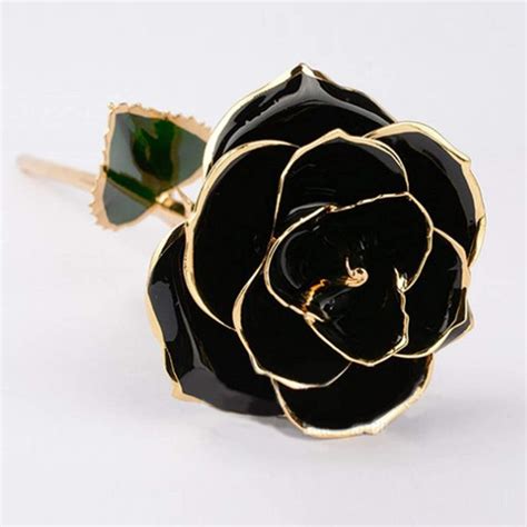 Real Rose Dipped In 24k Gold Foil Rose Vegas Flowers Delivery