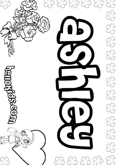 It features a gorgeous bouquet of soft, soothing colors with a playful feel to the font. Printable Name Coloring Pages - Coloring Home