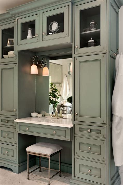My bathroom has no medicine cabinet, just a mirror, and is pretty small, so storage is a huge. 25+ Most Inspiring Bathroom Vanity With Seating Area Ideas ...