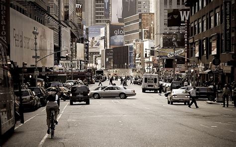 City Street Busy City Hd Wallpaper Pxfuel