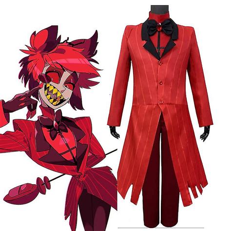 Anime Hazbin Hotel Cosplay Alastor Kost M Frauen M Nner Full Set Roter