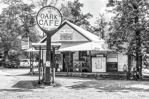 Historic Oark General Store Grayscale Photograph By Jennifer White Pixels