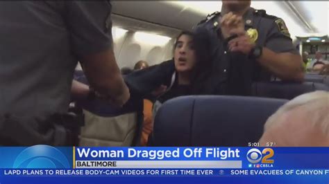 Caught On Video Woman Dragged Off Southwest Flight Youtube