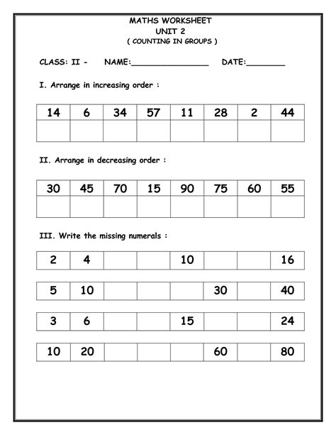 Numbers Ks1 Worksheets