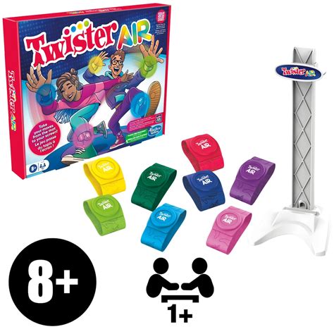 Jeu Hasbro Games Twister Air Avec Bracelets Et Chevilles 8 Ans Et Plus