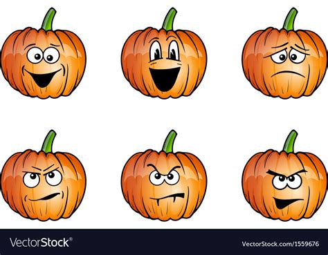 Cartoon Pumpkin Face