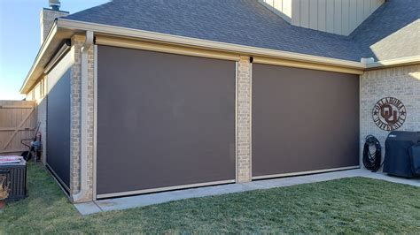 Motorized Patio Screens And Retractable Shades Sunset Outdoor