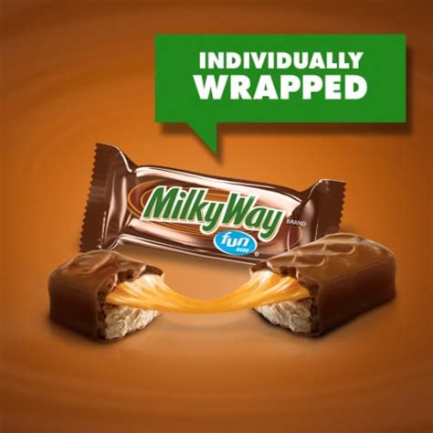 Milky Way Fun Size Chocolate Candy Bars Bag 1065 Oz Bakers