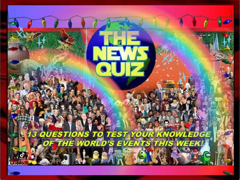 The News Quiz 14th 21st December 2020 Form Tutor Time Current Affairs