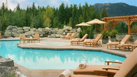 Whistler Hotel Pool Outdoor And Heated Four Seasons Resort Whistler