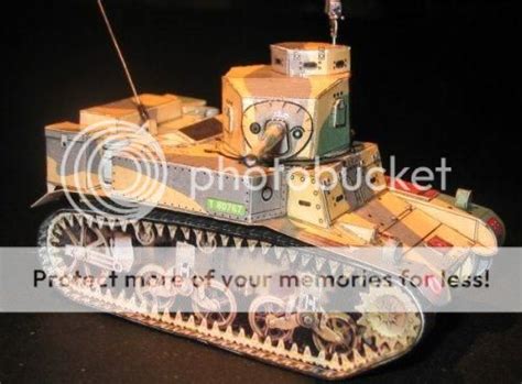 Papermau Ww2`s Tank M3a Honey Paper Model In 148 Scale By Konradus