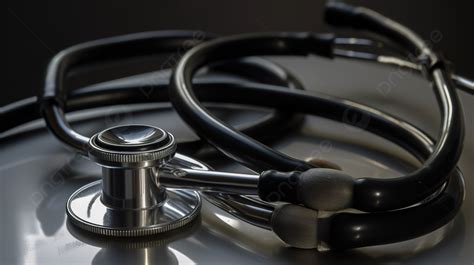 Close Up Of A Stethoscope With A Black Background Stethoscope Picture