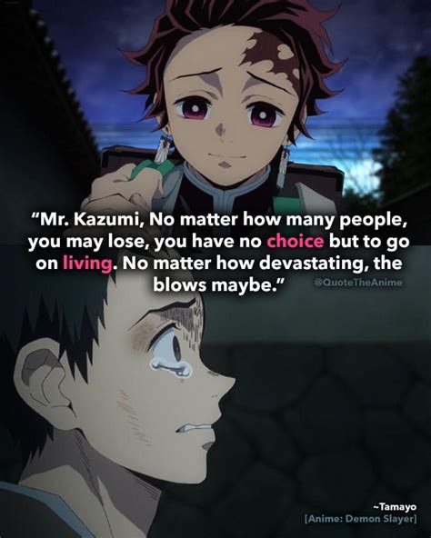 Demon Slayer Quotes Kimetsu No Yaiba Quotestanjiro Kamada Quotes To