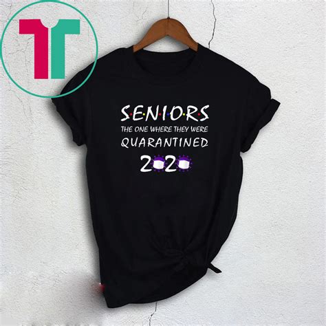 Official Class Of 2020 Graduation Senior Quarantine Shirt Tentenshirts