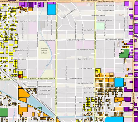 City Of Fresno Zoning Map Maping Resources