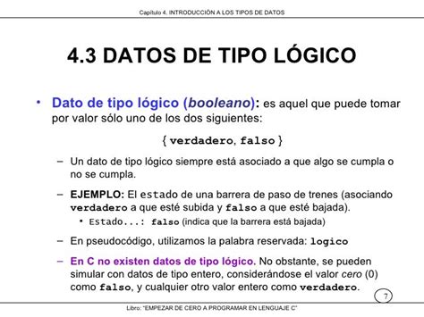 Introducción A Los Tipos De Datos