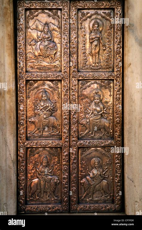 India Punjab Amritsar Durgiana Hindu Temple Door Stock Photo Alamy