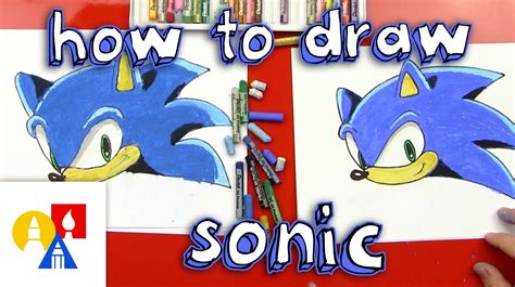 How To Draw Sonic For Kids Doramezo