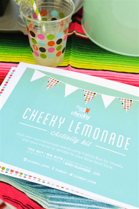 how to have a lemonade stand for charity cupcakes and cutlery