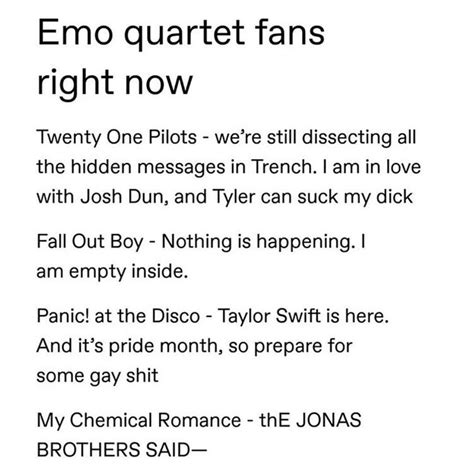 Mcr Palaye Royale Music Things Josh Dun Am In Love Emo Bands Fall