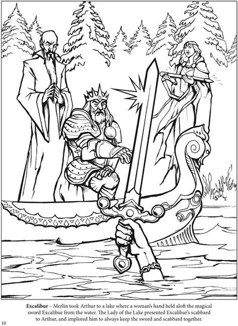 King Arthur Coloring Pages Coloring Pages