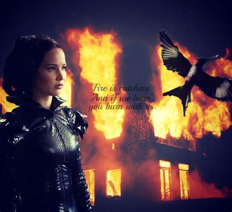 Fire Is Catching And If We Burn You Burn With Us Hunger Games