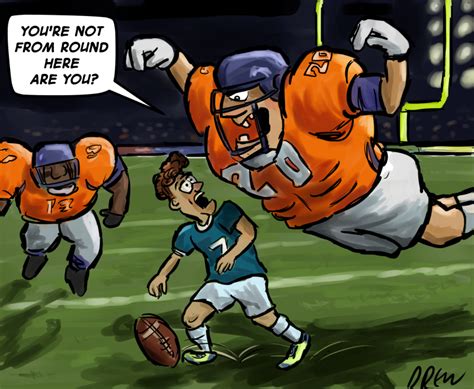 Cartoons I Drew American Football For Brits