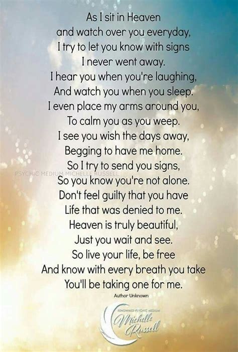 Quotes For Loved Ones In Heaven Inspiration