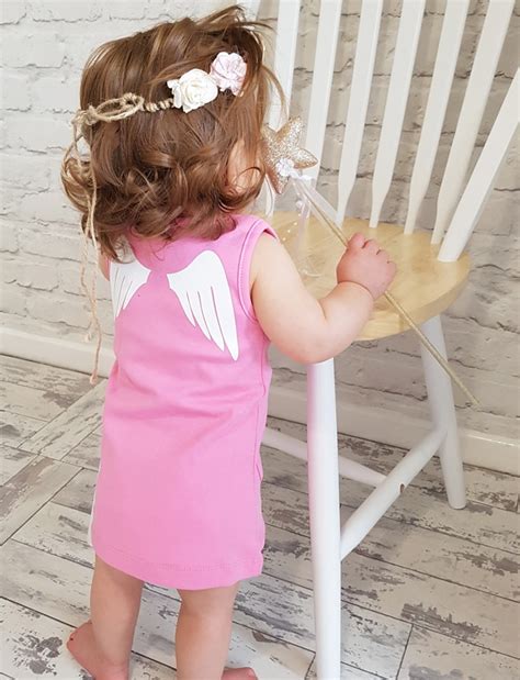 Cute Baby Dresses Angel Wings Baby Girls Clothes Baby Moos