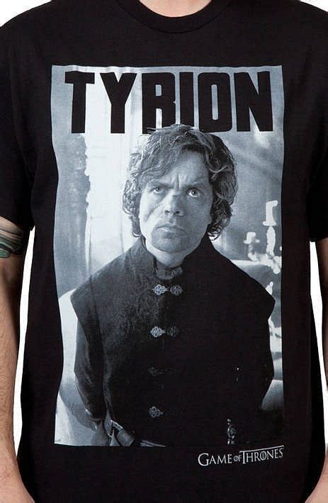 Game Of Thrones Tyrion Lannister Black And White T Shirt Popcult Wear