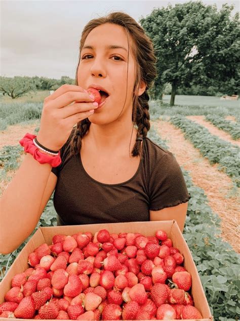 P I N T E R E S T Casey Elizabeth Strawberry Picking Summer Aesthetic Summer Time
