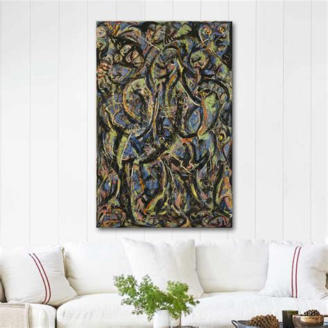 Gothic By Jackson Pollock As Art Print Canvastar