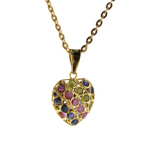 Jewelry Ladies Necklaces 18k Yellow Gold Modern Luxury