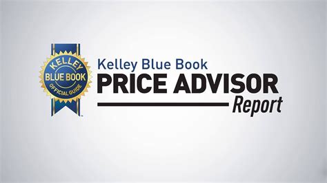 kelley blue book price advisor report  car pricing