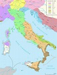 Ancient Italy map - Map of Italy ancient (Southern Europe - Europe)