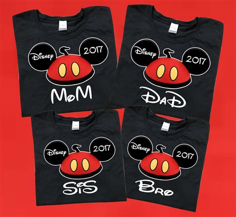 Disney Custom Family Hats Design Family Vacation T-Shirts 2019 | Disney