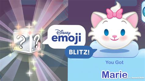 Disney Emoji Blitz Opening A Silver Box And Unlocking Marie Youtube