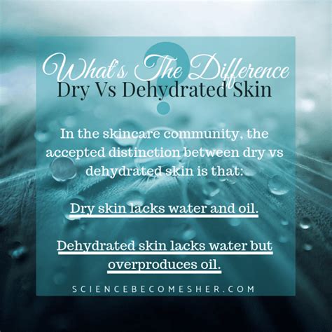 How To Fix Dehydrated Skin Science Becomes Her