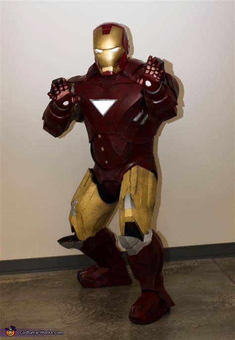 Hand Made Iron Man Costume No Sew Diy Costumes Photo