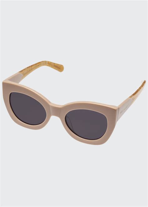Karen Walker Northern Lights Chunky Cat Eye Sunglasses Bergdorf Goodman