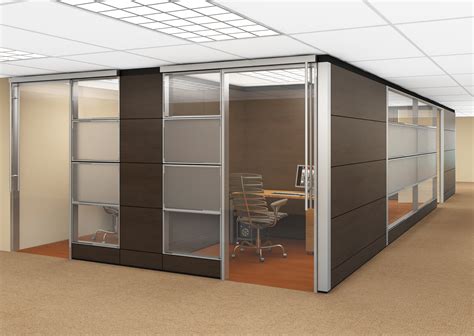 Duo Segmentation Is A Laminate And Glass Partition Wall