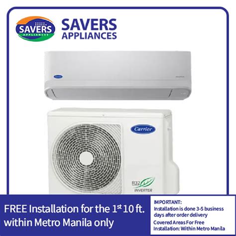 Carrier Split Type Aircon Alpha Inverter 1 5hp FP 53GCVBE013 303P