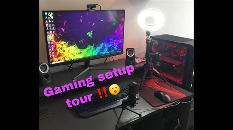 My New Gaming Setup Tour Youtube