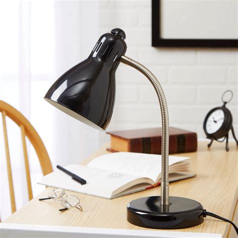 The very simplest repair on the gooseneck desk lamp is changing the light bulb. Mainstays Metal Gooseneck Desk Lamp, Black, CFL Bulb ...