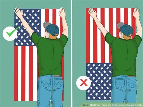How To Hang An American Flag Vertically 7 Steps With Pictures