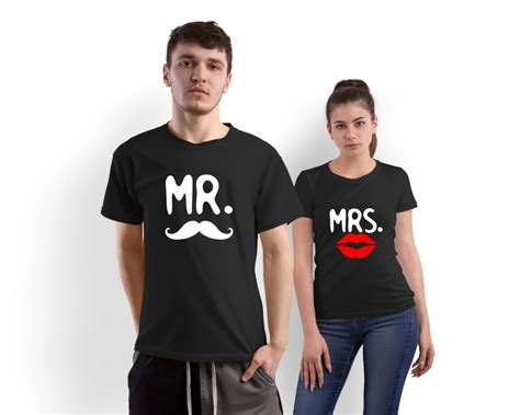 Mr Mrs Couple T Shirt Customized T Shirts Hoodies Sports Jerseys And Accessories