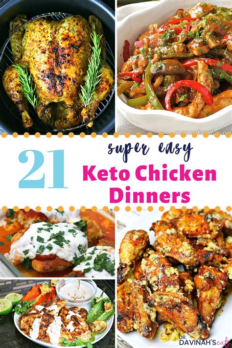 27 Keto Chicken Meals And Dinners Recipes Dr Davinahs Eats