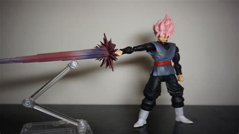 It actually also comes with the classic goku head with black hair so, ya know it's like 2 goku figures in one. BLACK GOKU SSJ ROSE "CUSTOM" SH FIGUARTS - DRAGON BALL ...